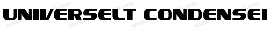 universelt condensed字体转换
